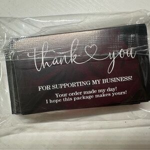 50 Thank You Cards for Small Business